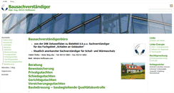 Desktop Screenshot of bausachverstaendigenbuero.com