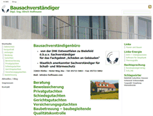 Tablet Screenshot of bausachverstaendigenbuero.com